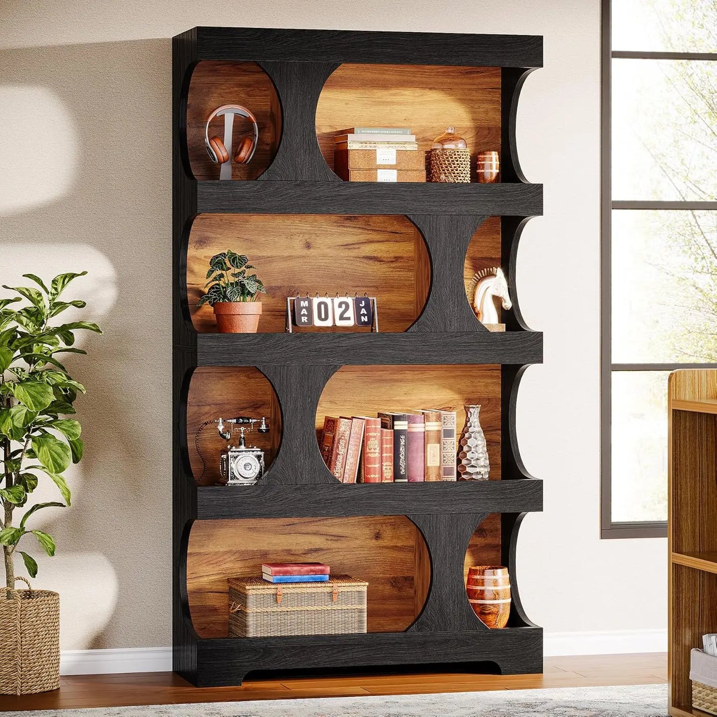 Classic Black Bookshelf