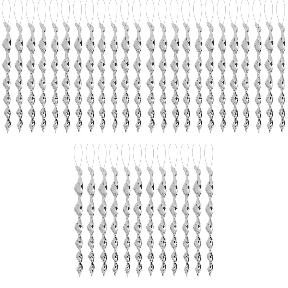 12-120pcs Bird Repellent Reflective Rods 30cm Scare Birds Repeller Wind Spiral Rotating Rod Hanging Ornaments Home Garden Decor