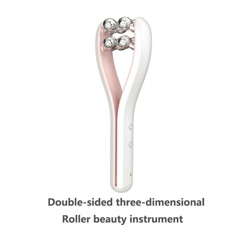 EMS Roller Face-Slimming Artifact V-Face Beauty Facial Massager For Firming And Lifting The Face
