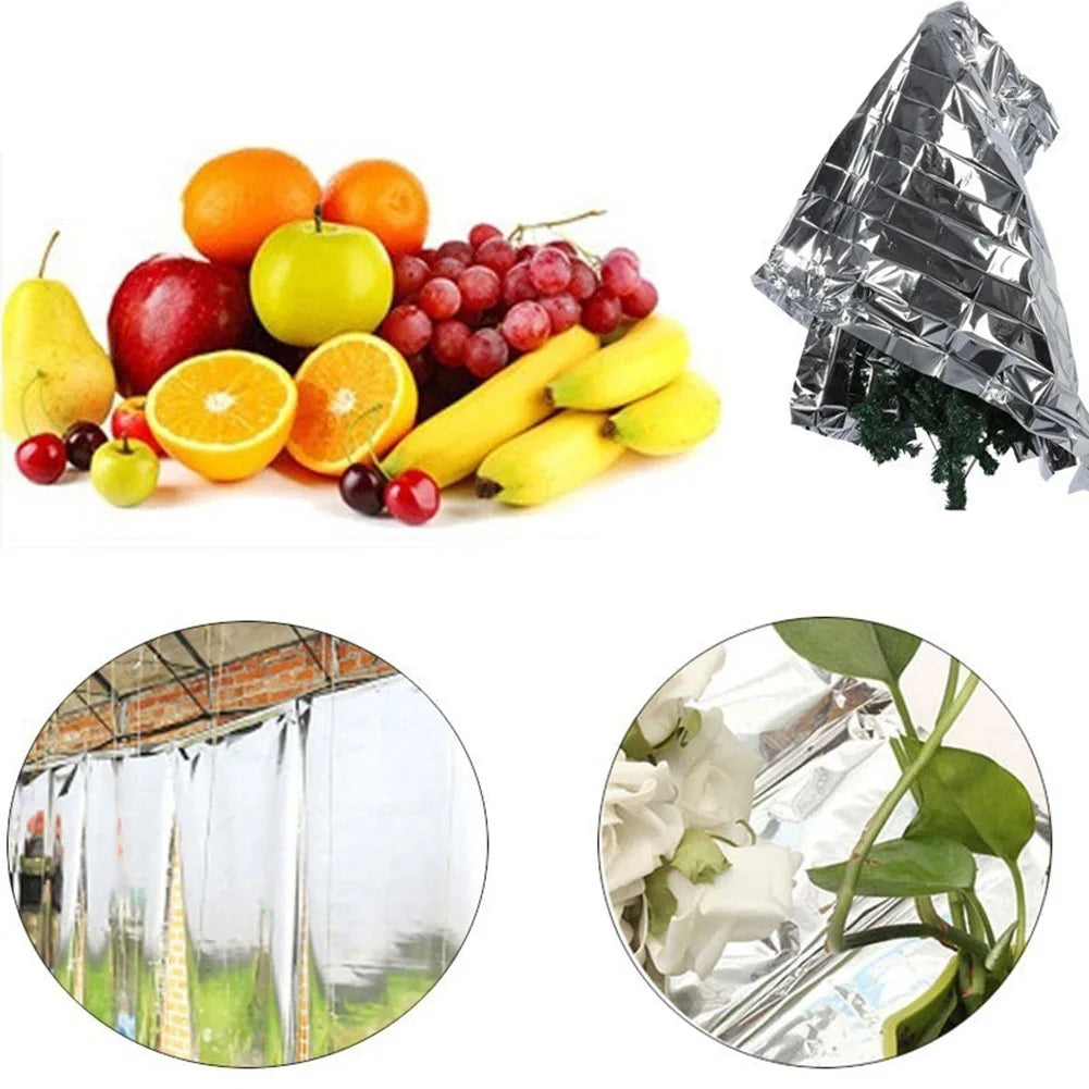 1-30PCS Silver Mylar Highly Reflective Films 210x120cm for Grow Foil Tent Room Garden Greenhouse Farming Increase Plant Growth