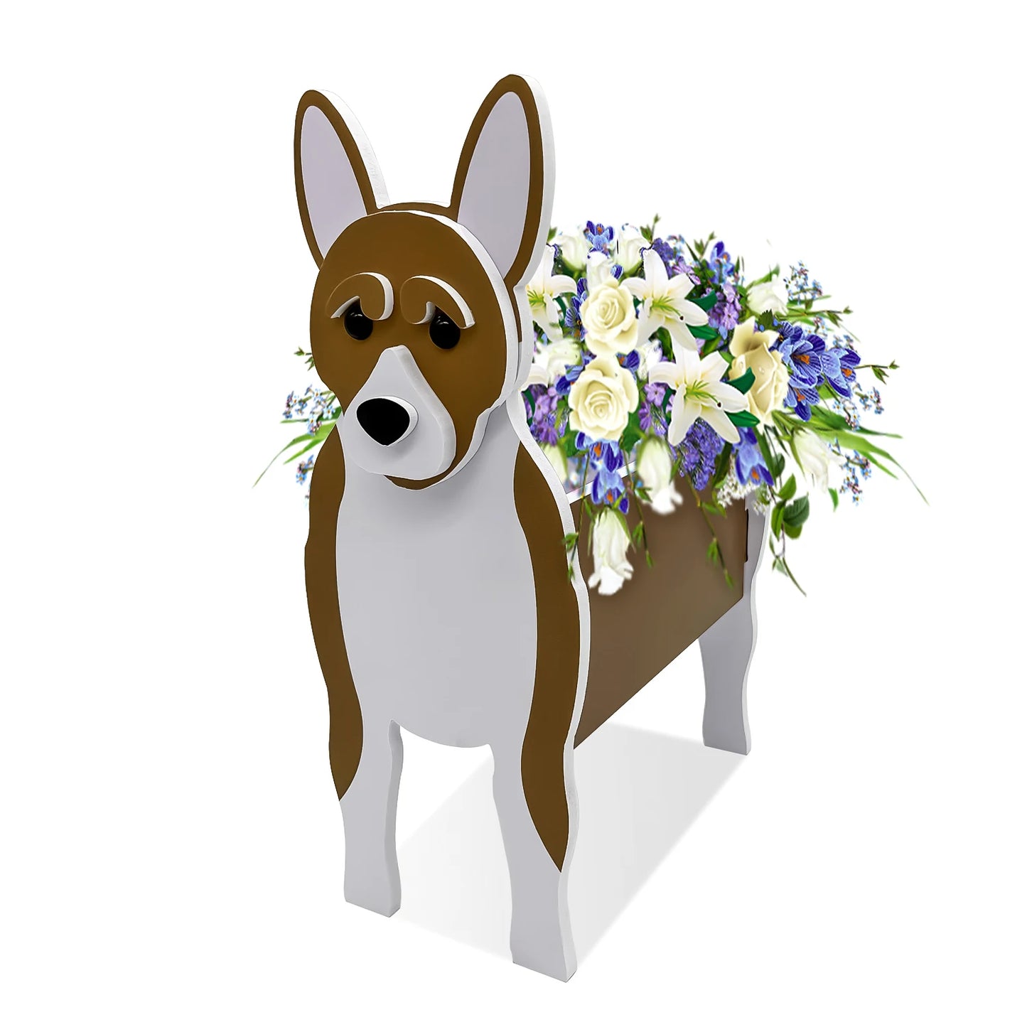 DIY Dog Planter Garden Flower Pot Pomeranian Husky Horse Sheep Elephant Bear Vase Pots Animal PVC FlowerPots Garden Home Decor