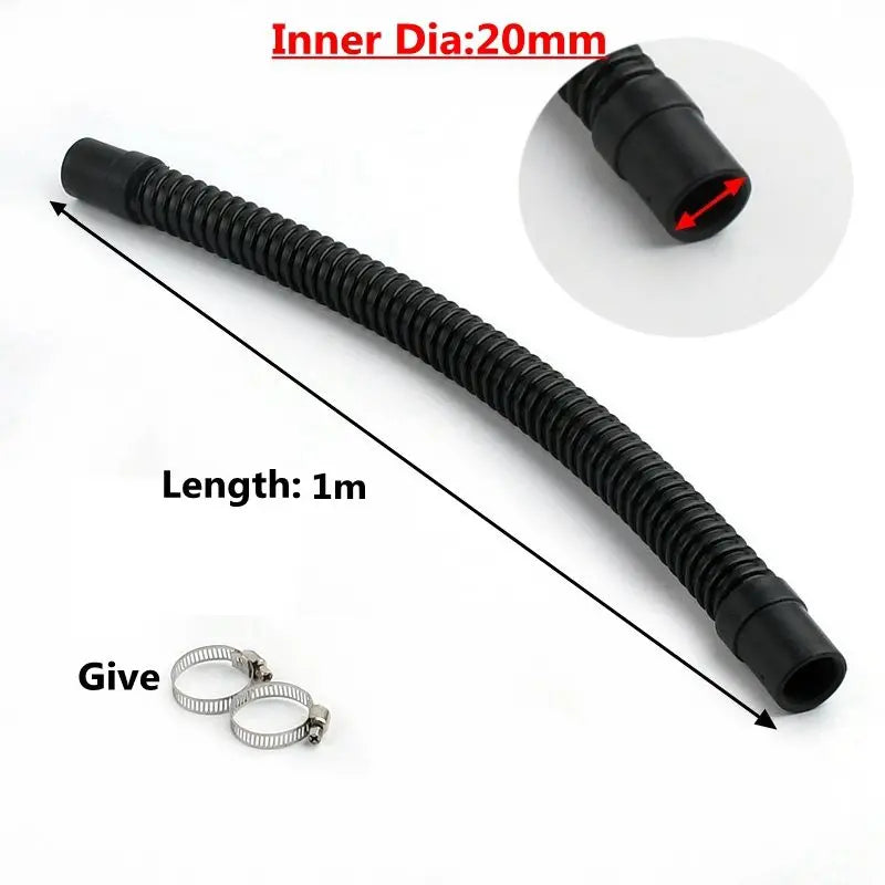 1PC 20/25/32/40/50mm I.D Plastic Aquarium Durable Corrugated Pipe Fish Tank Inlet Outlet Joint Hose Water Pump Supplies Pipe