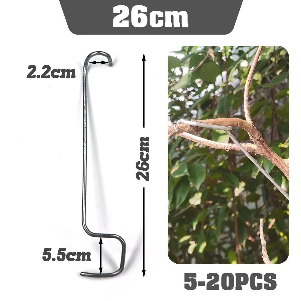 10Pcs Stainless Steel Reuseable Branch Spreader Metal Fruit Tree Branches Holder Plant Support Stand for Outdoor Farm Planting T