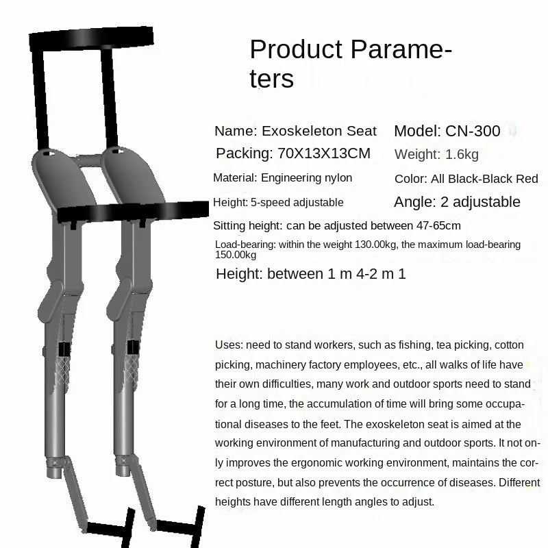 OMGD The Height Of The Outdoor Modern Lightweight Special Work Fishing Stool Is Adjustable