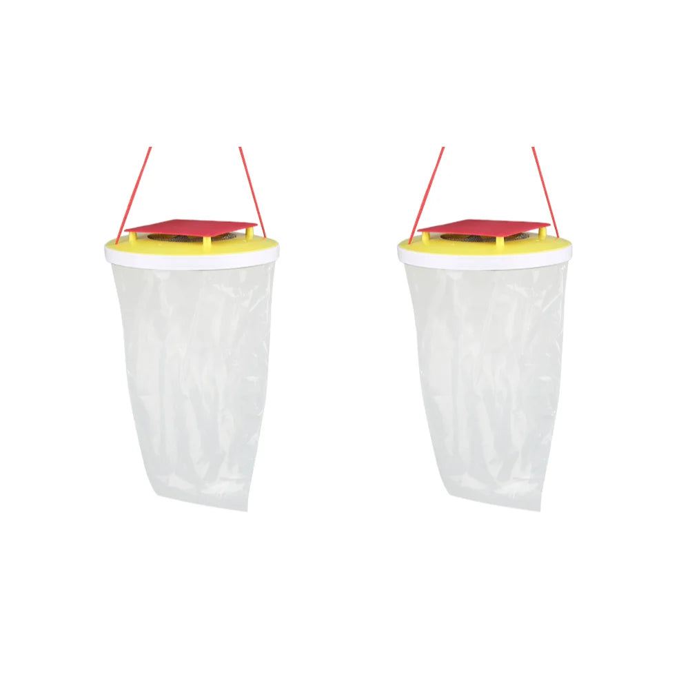10-1PCS Fly Trap Hanging Fly Catcher Non-toxic Fly Lure Bag Pest Trap With Bait Insect Bug Killer Garden Hanging Flycatcher