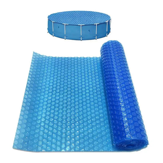 Rectangular Pool Cover Retaining Solar Swimming Pool Insulation Film Blue Solar Foil Pool Heating Solar High-quality Tarpaulin