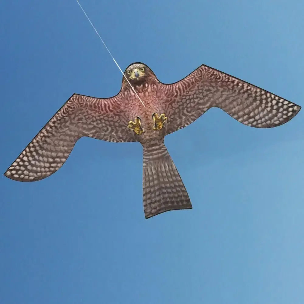 Emulation Flying Hawk Kite Bird Scarer Drive Kite Bird Repellent for Garden Scarecrow Yard Bird Repeller Farm Decor No stick