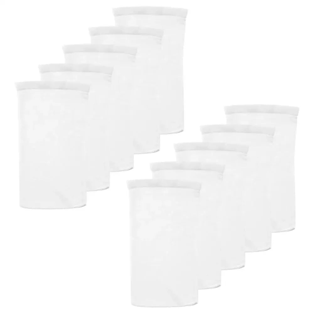 5/10/20/30/50/100pcs Filter Storage Pool Skimmer Socks Nylon Swimming Pool Filter Socks For Baskets Skimmers White Pool Supply