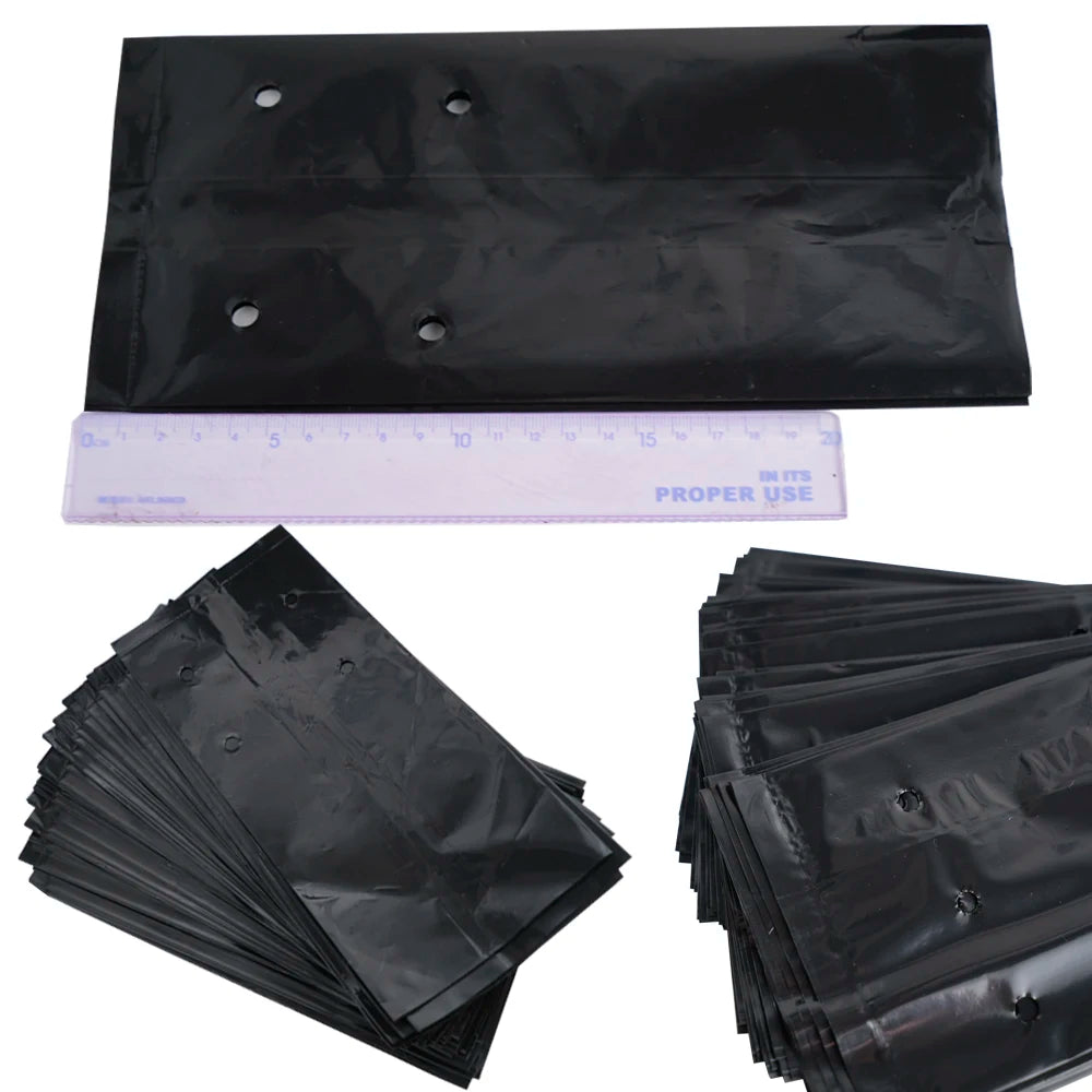 10-100 planting bags PE polybags vegetable nursery bags garden plastic bags peanut thickened planting bags nursery pots