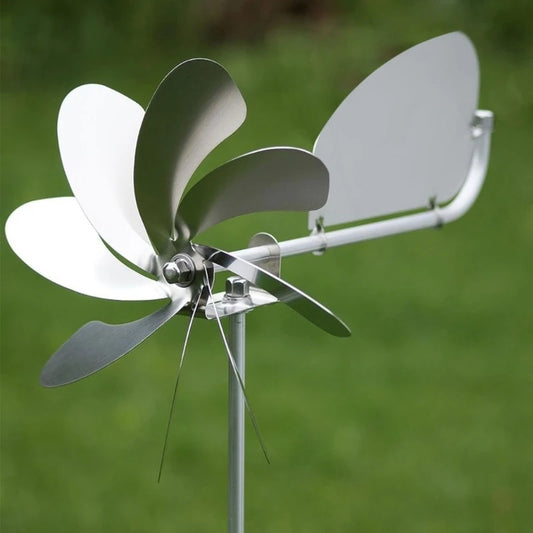 Metal Windmill Outdoor Wind Spinners 360 Degree Rotation Garden Lawn Decorations Metal Yard Decors Wind Sculptures