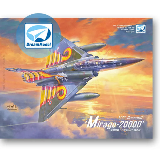 New Dream Model 1/72 France Dassault Mirage 2000D Attacker Assemble Model DM720022 Uncolored Collect Ornament Custom Toy Gift