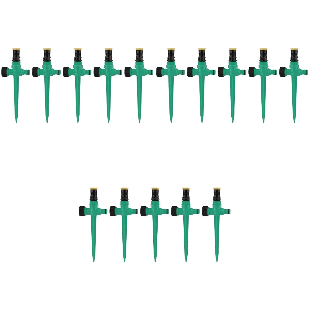 5pcs Household Sprinkler Automatic Irrigation Equipment Watering Sprinkler 360 Degree Rotation Corrosion Resistant For Garden