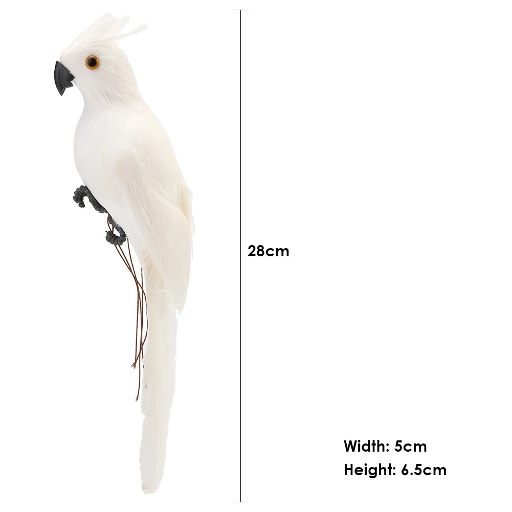Creative Foam Feather Artificial Parrot Artificial Simulation Foam Bird Fake Animal Bird Garden Bird Prop Decor Home Ornament