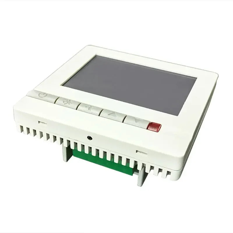 Air Conditioning Panel Switch Digital Thermostat Cooling Heating Ventilation Function Hotel Temperature Controller Thermostat