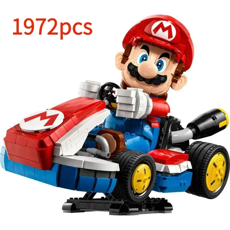 Classic Race Kart Building Blocks - City Assembling Car Toy