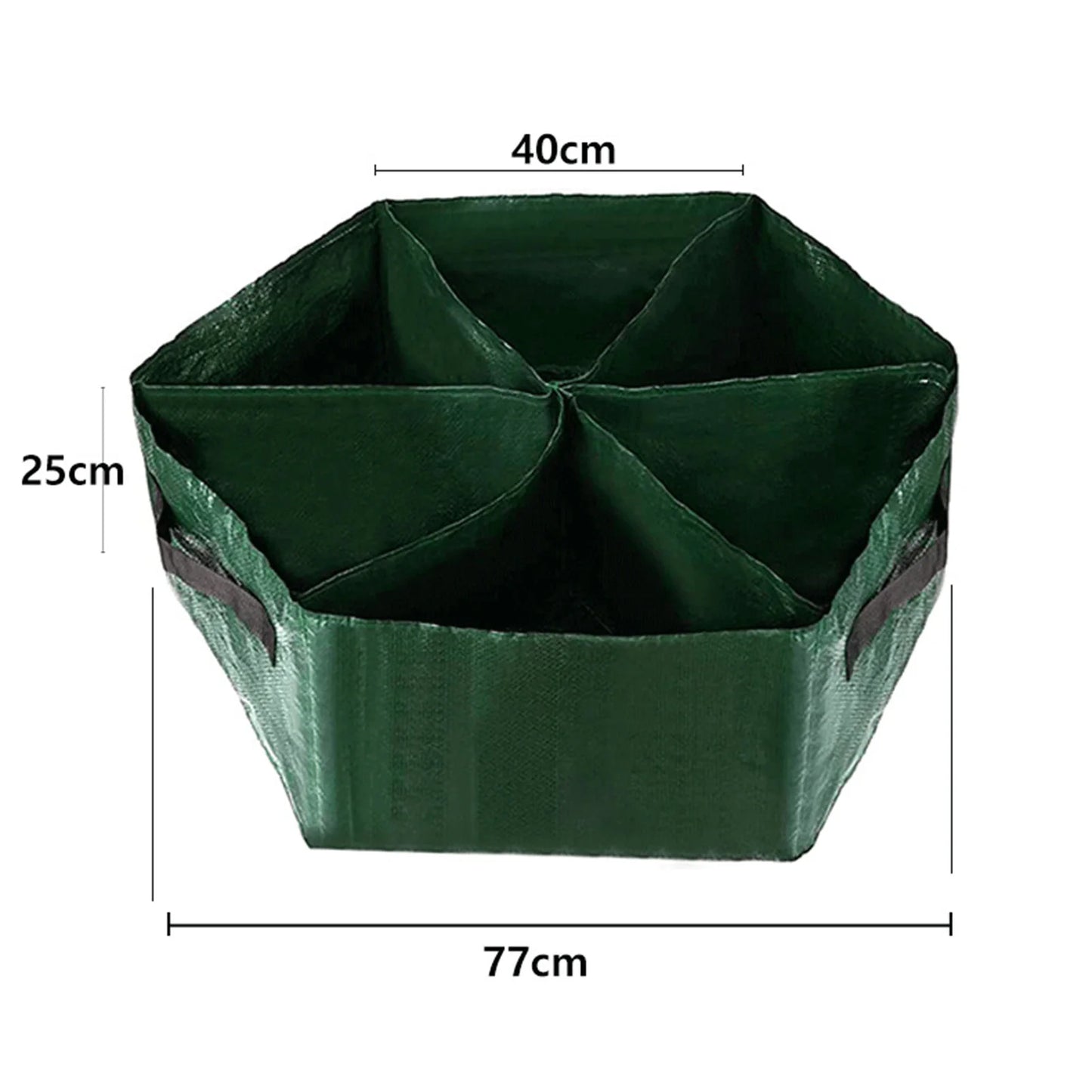 27 Galon Garden Planting Nursery Pot 6 Grids Waterproof Breathable Warm Bags for Carrots Onions Peanut Flowers Planter Grow Bags