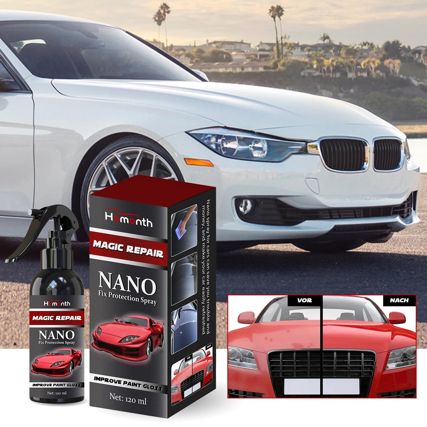 Automobile Nano Crystal Coating Agent Car Paint Polishing Maintenance And Renovation Of Crystal Wax Sealing Glaze Coating Spray