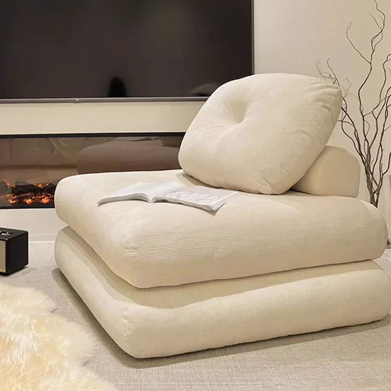 Single Sofa Bed Recliner Lounger Convertible Tatami Sofas Sets Tiny House Relaxing Giant Pouf Luxury Comfort Bedroom Furniture