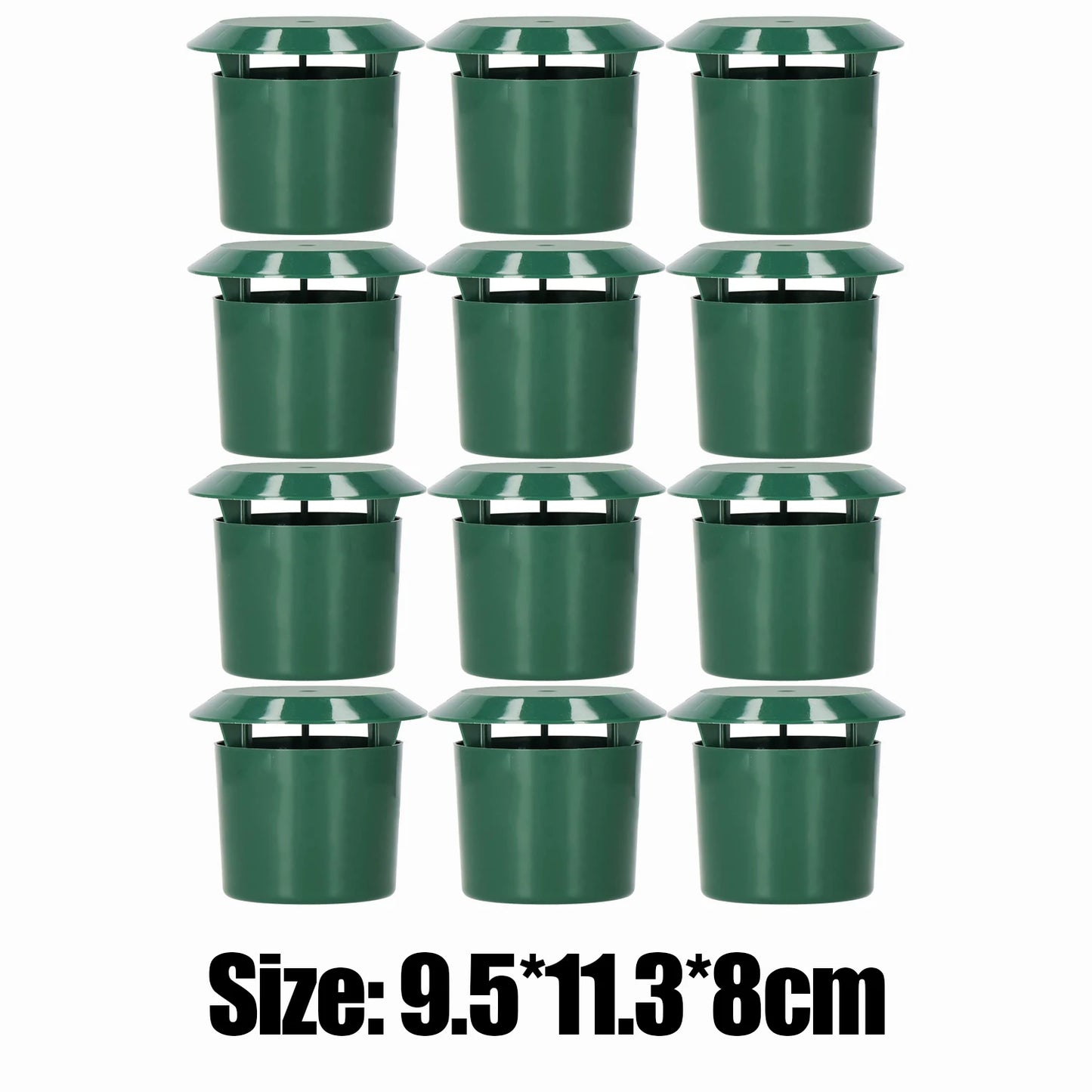 1/12pcs Snail Trap Catcher Eco-friendly Garden Slug Cage Snail Reusable Plastic Pests Reject Gintrap Tools Home Garden Supplies