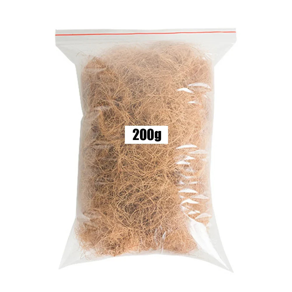 Natural Coconut Husk Fiber Flowerpot Cover Insect-proof Protect Garden Flower Plant Soil Keep Warm Reptile Bedding Bird Nest