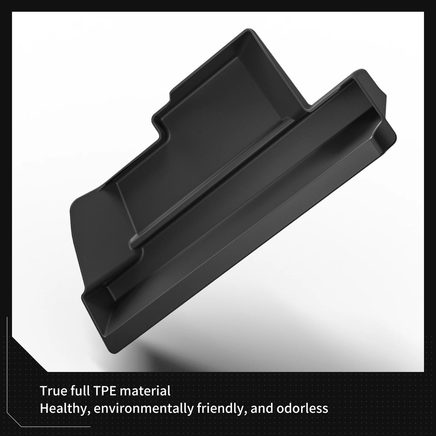 LUCKEASY for Tesla Model Y Launch 2025 Juniper Car Storage Box Car Glove Box Tray Pallet Case Organizer Accessories Tray TPE