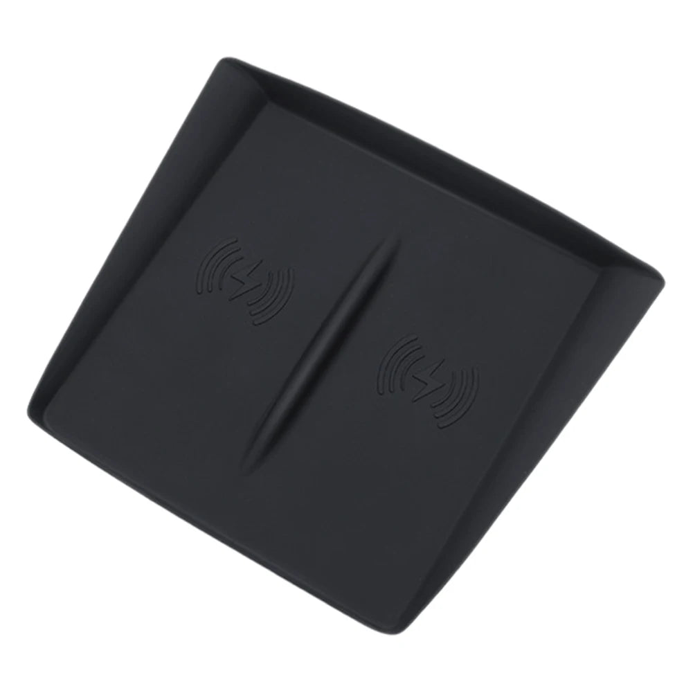Wireless Charger Pad Silicone Mobile Phone Non-Slip Mat Scratch-Resistant Anti-Slip Charger Pad Cover for Tesla Model 3 Highland