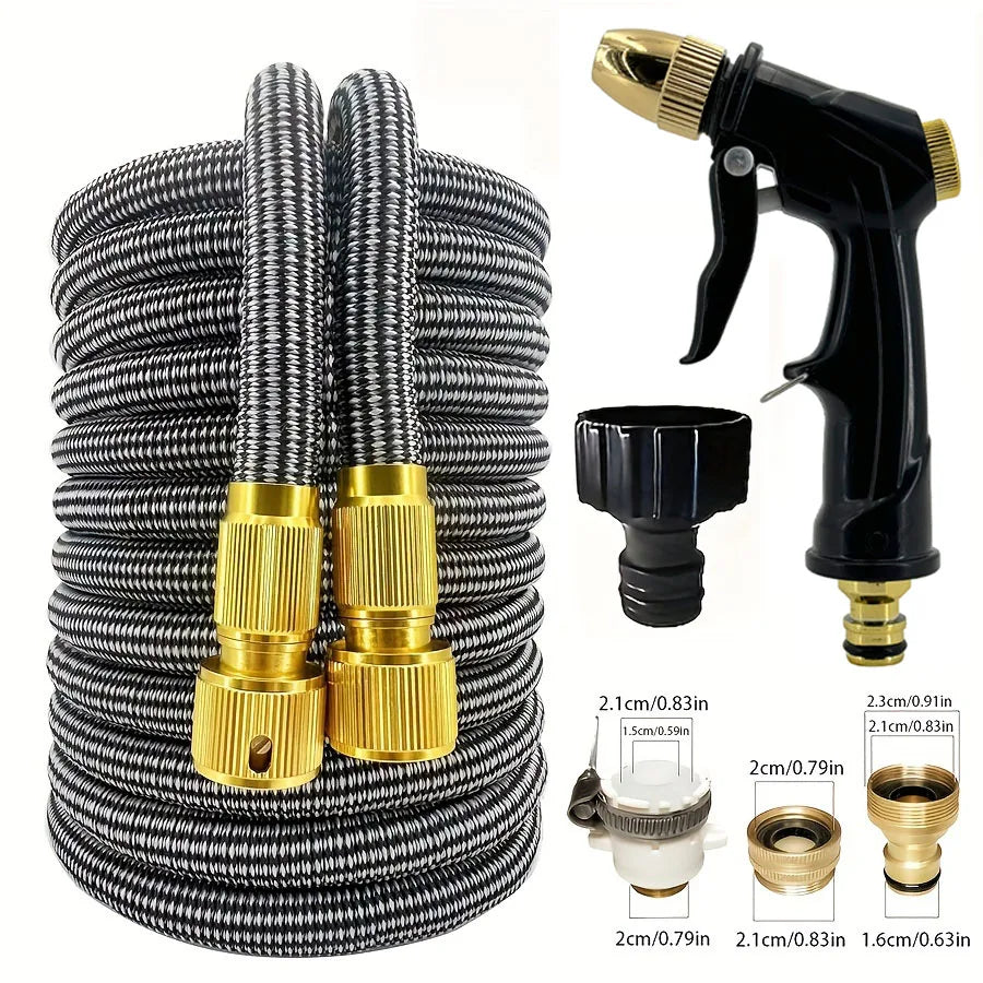 High Quality Flexible Expandable Garden Hose High Pressure Nozzle Spraye Washer Gun Car Wash Hose Expandable Garden Water Hose