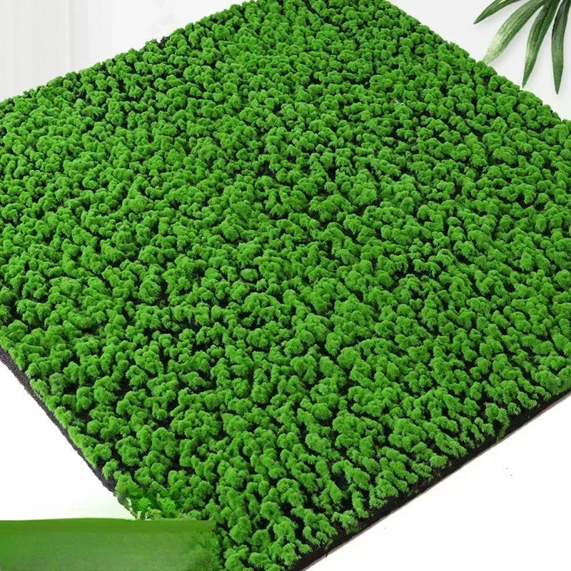 Artificial Turf Moss Wall Synthetic Grassland Fake Faux Grass Simulation Muscu Grass Decor Outdoor Decoration Garden Accessories