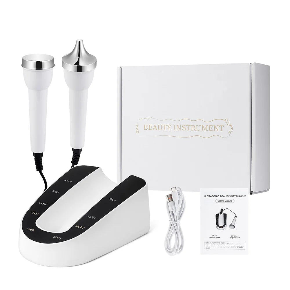 Ultrasound Skin Care Device - High Frequency Face & Eye Massager | AlluCanFind