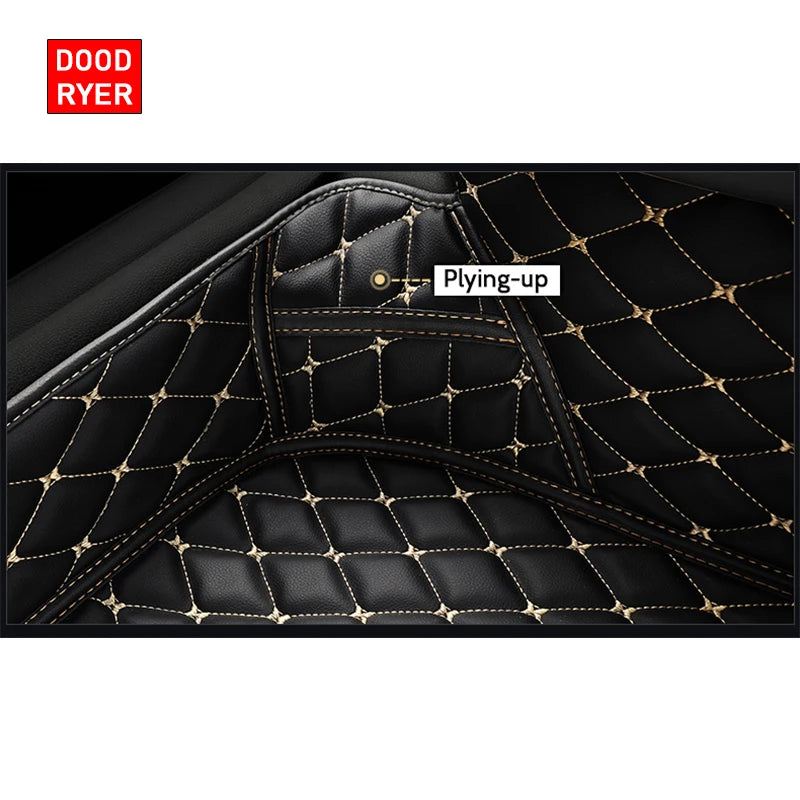 DOODRYER Custom Car Floor Mats For Tesla Model X Auto Carpets Foot Coche Accessorie