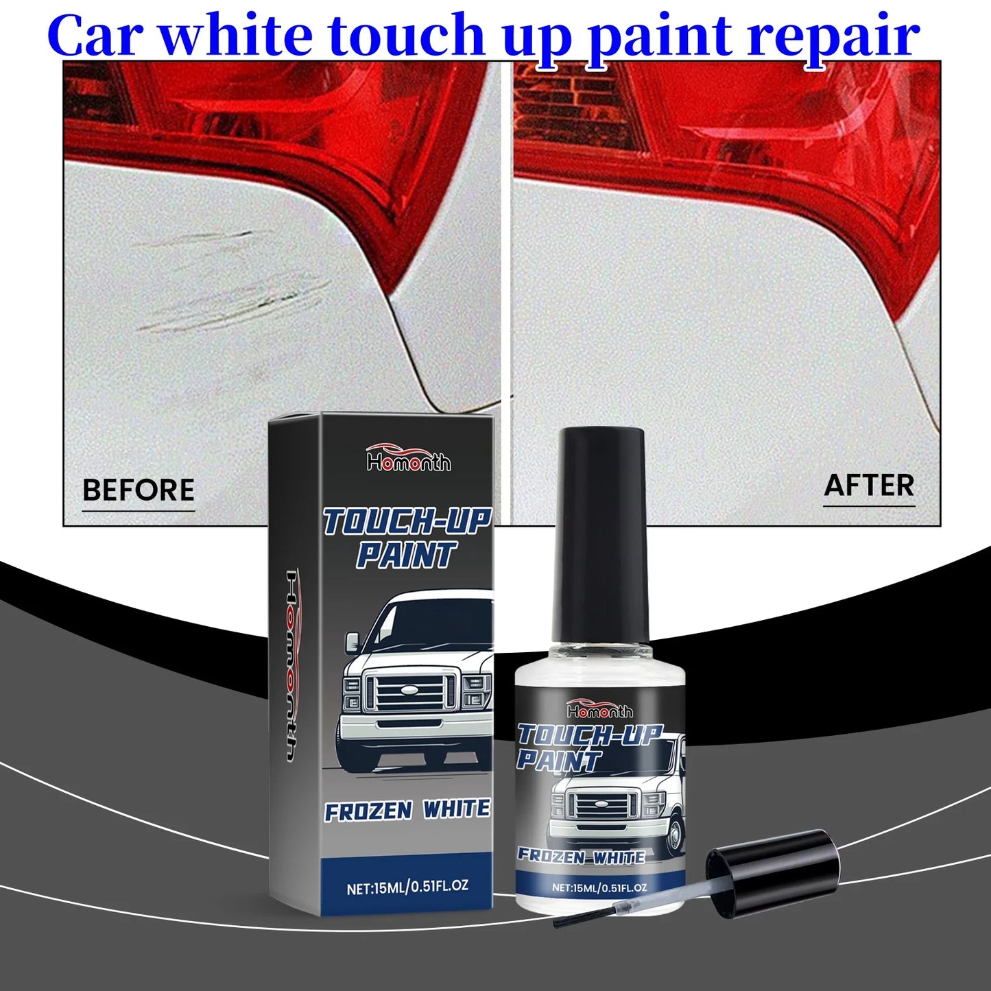 1/2/3PCS Pearl White Car Special 1/2/3PCS Car Self Brushing Paint Scra