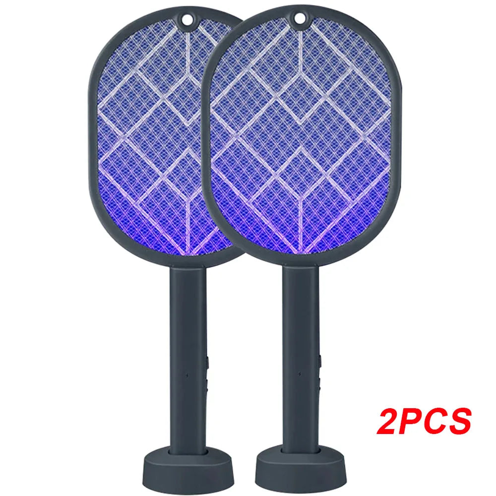 2PC Mosquito Killer Anti Mosquitoes Electric Protective Net Household for Fly Insect Trap Flies Summer Usb Charging  Fly Swatter