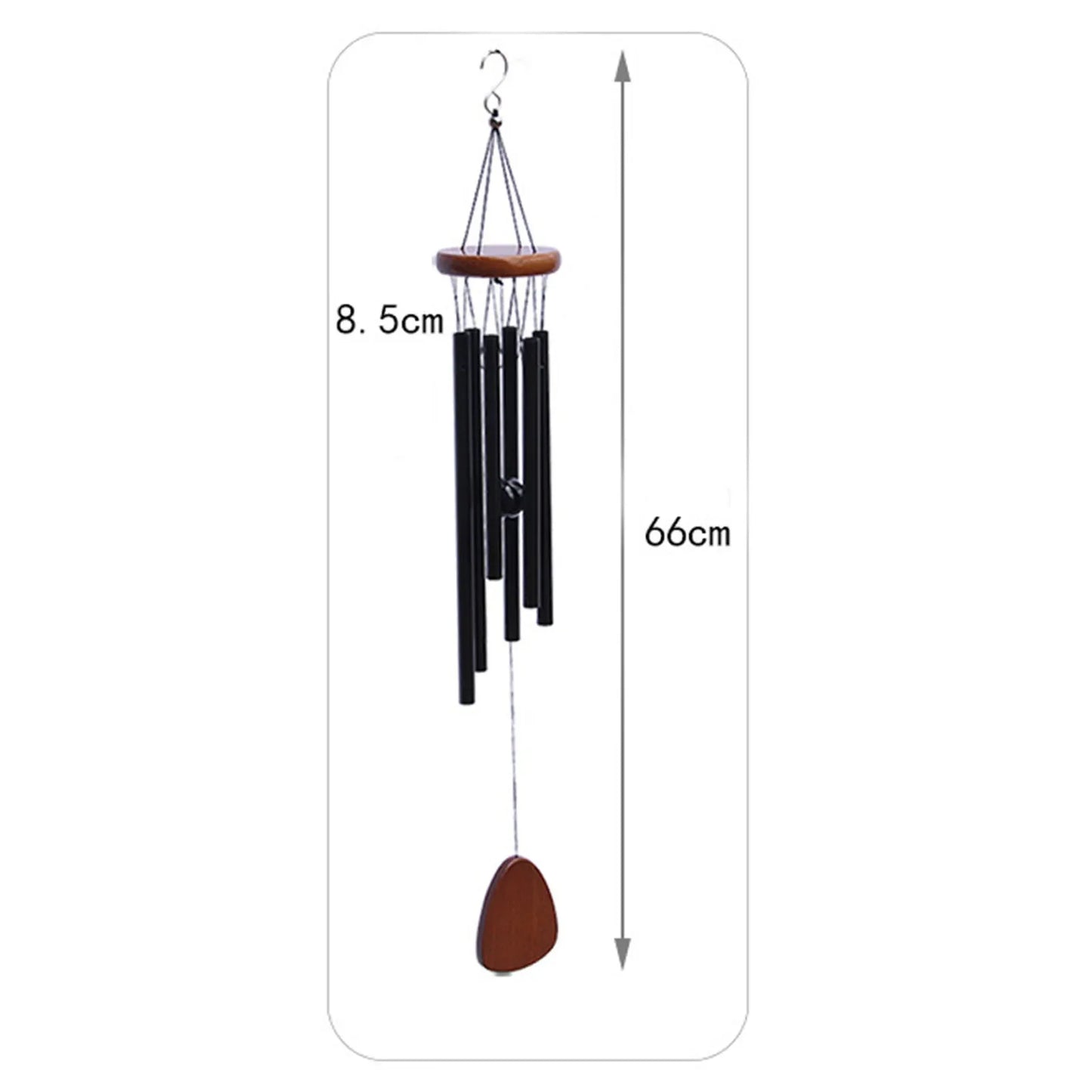 27 Tubes Outdoor Pendant Anti-rust Outdoor Decoration Wind Bell Multi-tube Wind Chime Fashion Pendants Indoor Pathway Home Decor