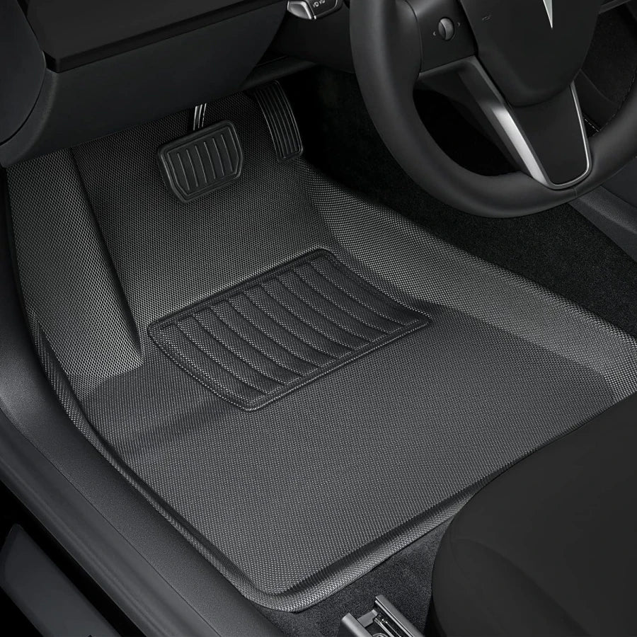 Car Floor Mats For Tesla Model Y Juniper 2025 LHD RHD Model Y All Weather Floor Liners Anti-slip Trunk Mat Cargo Liners