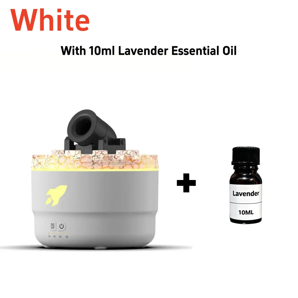 2025 New Creative Fort Aromatherapy Machine Household Lava Crack Humidifier Hotel Essential Oil Diffuser Aromatherapy Machine