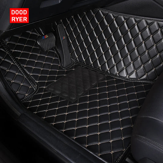 DOODRYER Custom Car Floor Mats For Tesla Model X Auto Carpets Foot Coche Accessorie