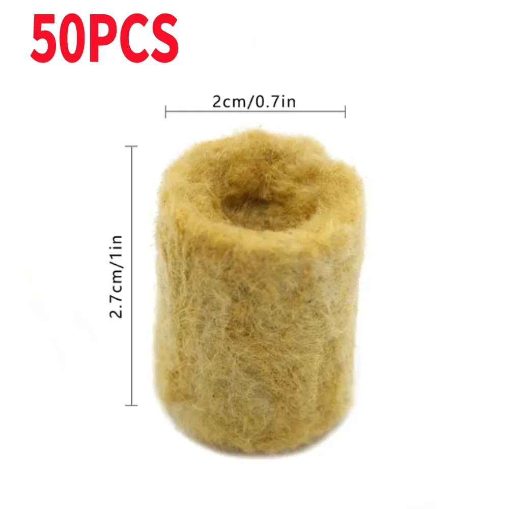 50-200PCS Seedling Grow Media Plug Starter Cubes Rock Wool Plant Hydroponic Propagation Transplanting Seedling Soil Block