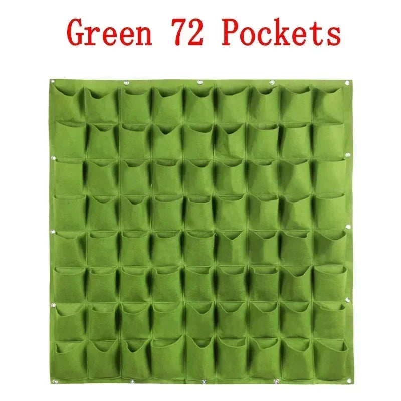 NEW Wall Hanging Pockets Planting Bags Flower Pot Home Garden Grow Bag Garden Planter Vertical Suculentas Plant Pot Home Decor