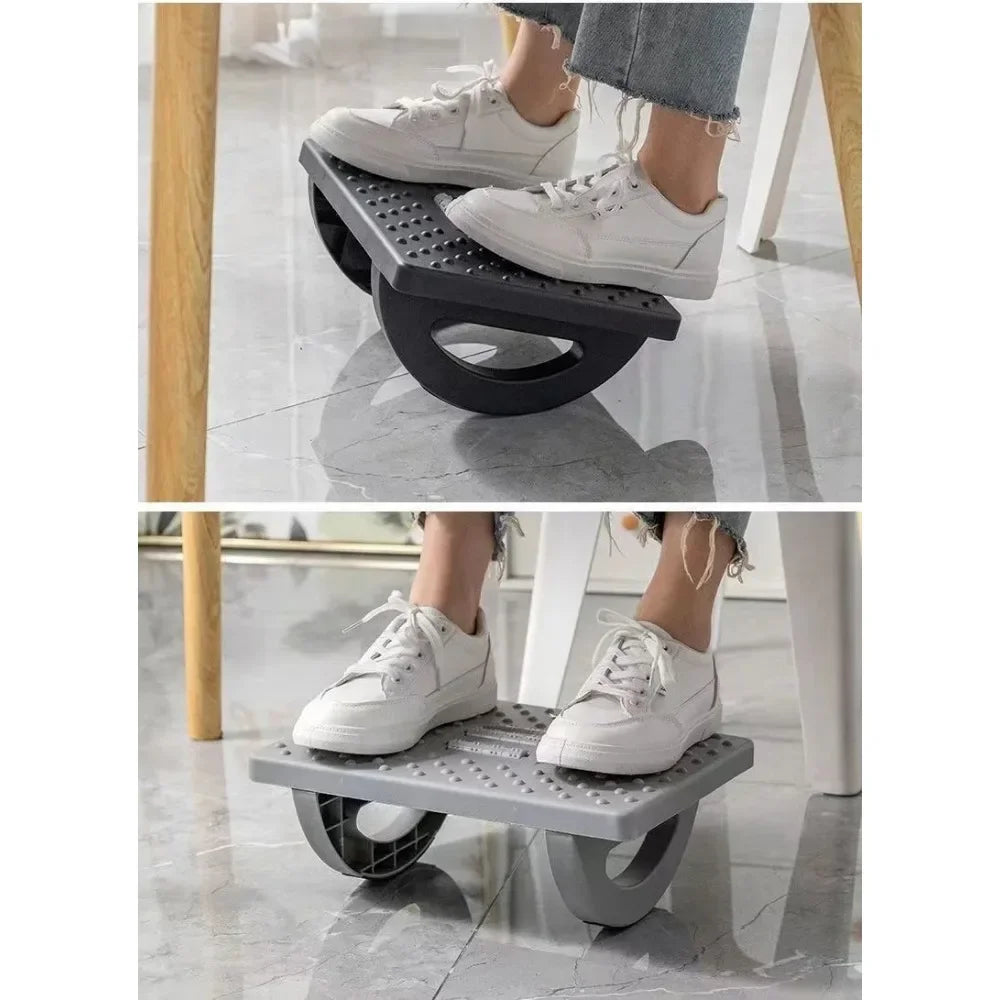 Portability Foot Rest Under Desk Footrest Ergonomic Foot Stool With Massage Rollers Foot Rest For Home Office Work Fast Ship