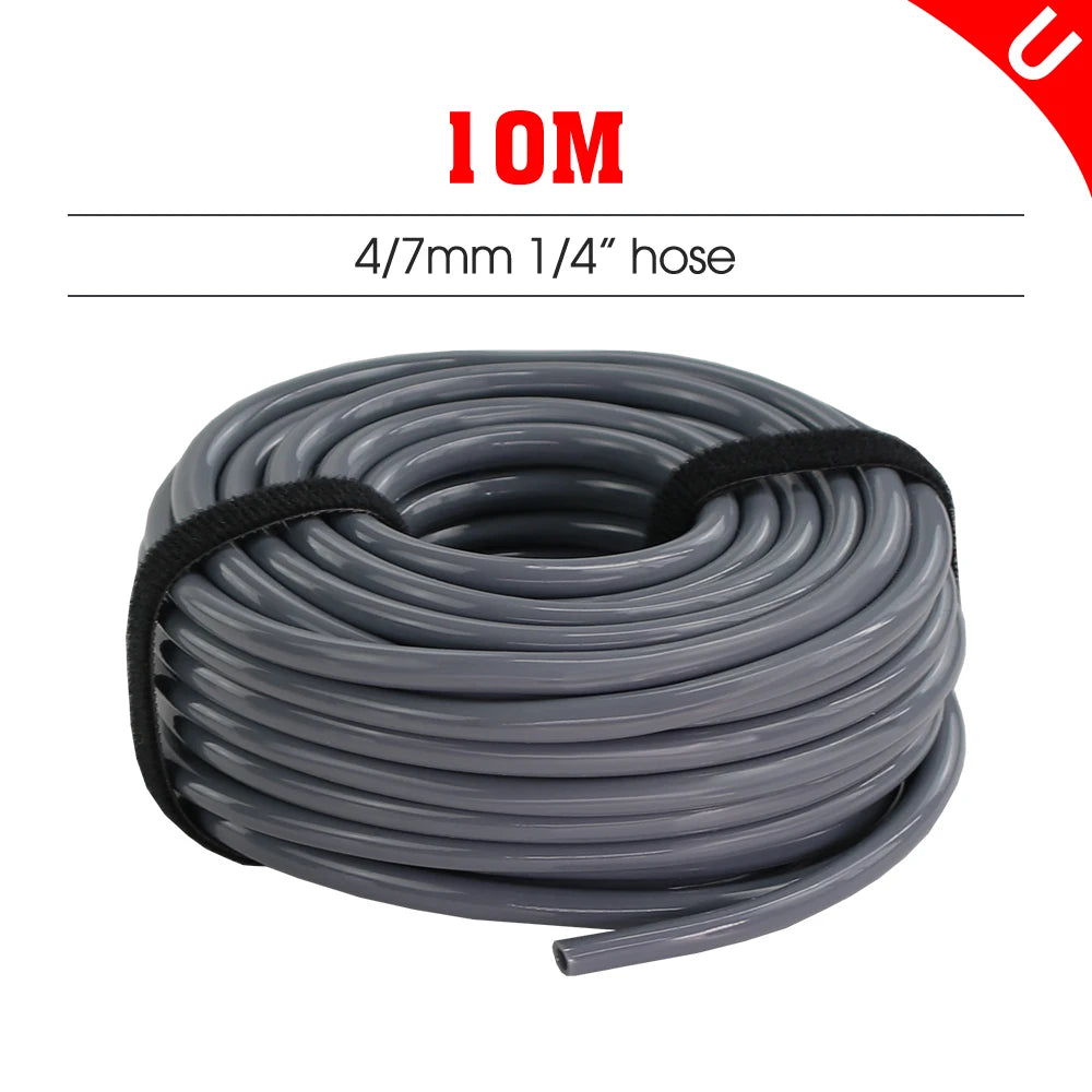 110-240V 45W Self-priming Pump Garden Greenhouse Plants Micro-Irrigation Kit Rapid Insertion 0.15MM Spray Nozzle Watering System