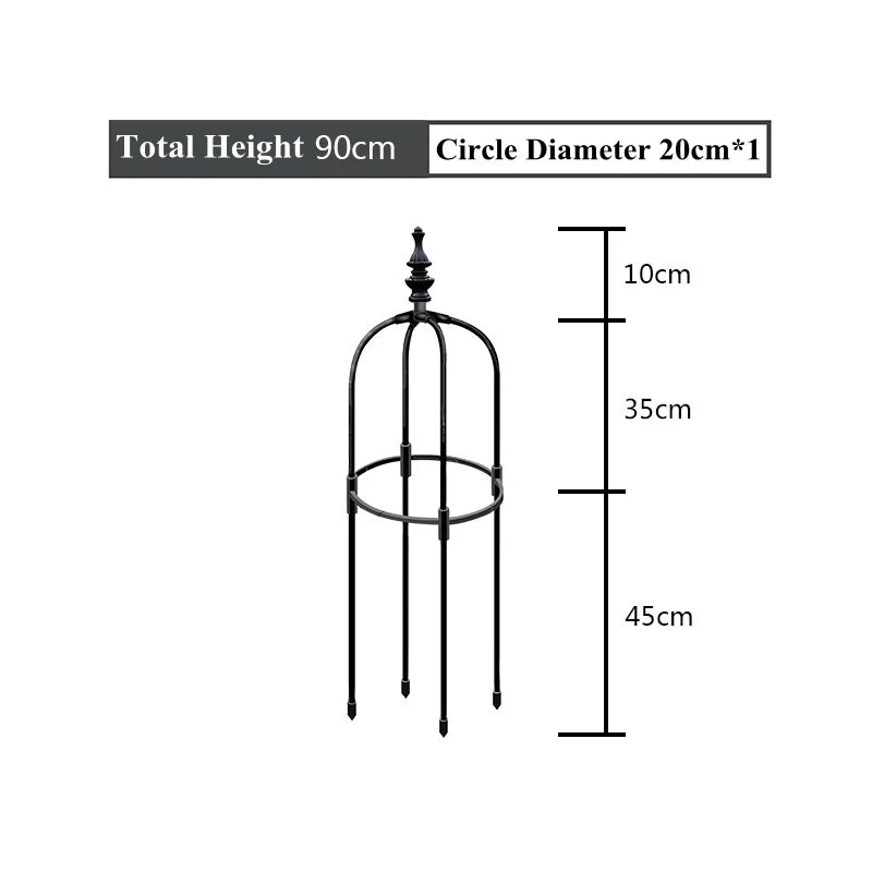 Plant Climbing Supporter Climbing Plant Support Frame Outdoor Flower Vines Pot Stand Garden Climbing Frame Indoor Floral Decor