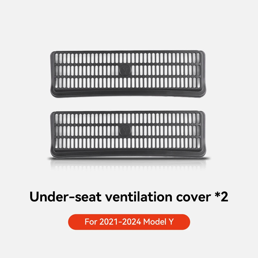 YZ For Tesla Model 3 Y Highland Juniper 2021-2025 Under Seat Air Outlet Cover Air Conditioning Air Outlet Mask Car Accessories