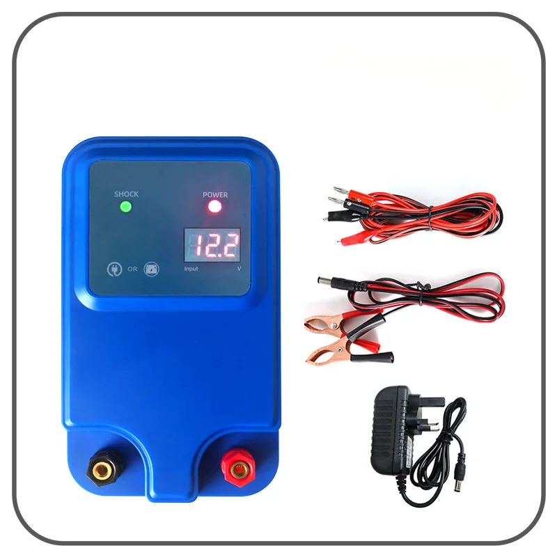 Electric Fence Energizer 1.5J 10KM Fence Charger OEM Portable Farm Controller Ac Electric Fence Energizers