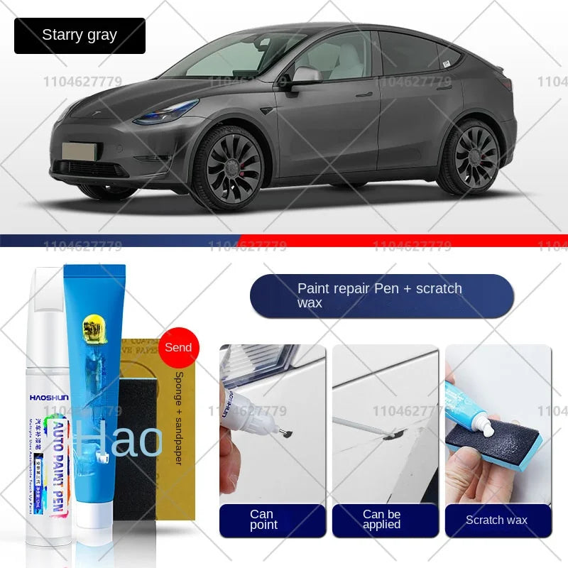 Tesla Car Paint Repair Pen | Touch Up Agent for Model 3, Y, X, S (2012-2025)