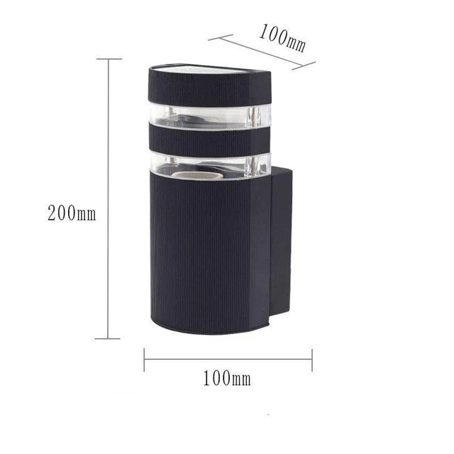 E27/GU10 Outdoor Lights Lighting Wall Light Waterproof Up Down Aluminum Garden Light Double Head Wall Lamp Corridor Lighting
