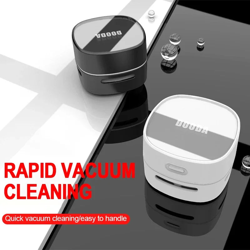 Portable Mini Desk Vacuum Cleaner Handheld Wireless Dust Sweeper For Home Office Table Keyboard Car Efficient Ceaning tool