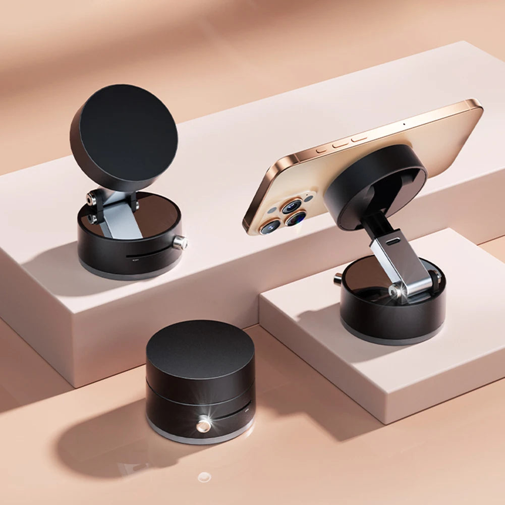 Double-Sided Suction Cup Phone Stand Multifunctional Car Magnetic Vacuum Adsorption Phone Bracket for Car Dashboard