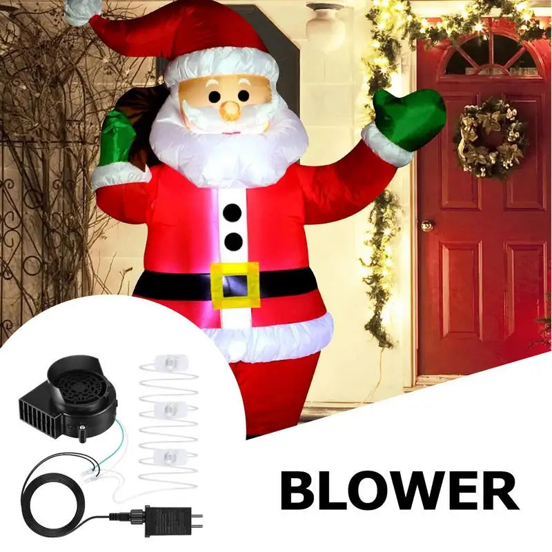 Inflatable Air Blower Portable Mini Air Blower With LED Light String Replacement Blower Fan for Halloween Xtmas Garden Decor