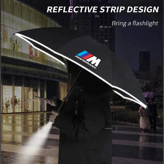 BMW M Series Automatic Folding Reflective Car Sunshade Umbrella