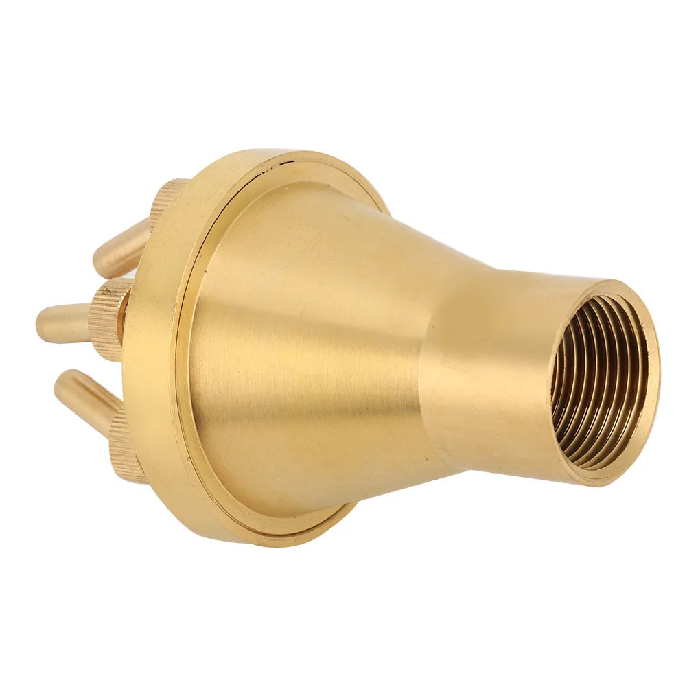 FNPT 1" DN25 Fountain Nozzle 2 Tier Center Straight Style Garden Pond Spray Head For Garden Decor